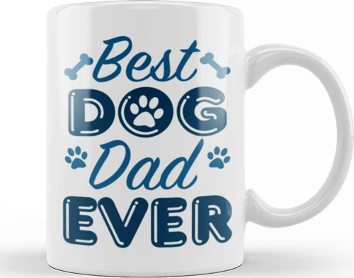 Best Dog Dad Ever 06 Kupa Bardak Porselen
