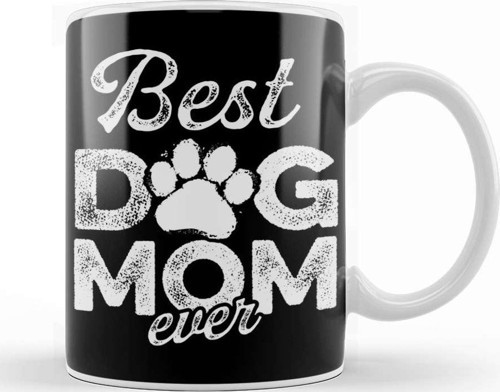 Best Dog Mom Ever 02 Kupa Bardak Porselen