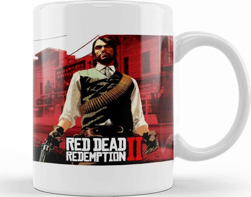 Red Dead Redemption 2 08 Kupa Bardak Porselen