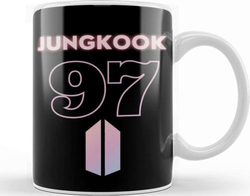 Bts Jungkook 97 Logo Kupa Bardak Porselen