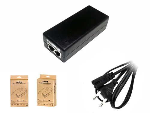 48V 1A 48W Gigabit POE Injector + Adaptör RETRO