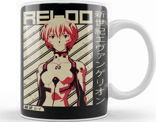 Evangelion Rei Anime Kupa Bardak Porselen