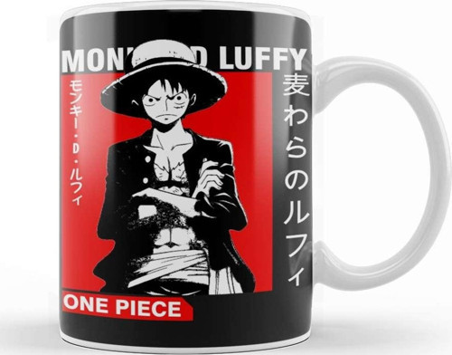 Monkey D Luffy One Piece Kupa Bardak Porselen