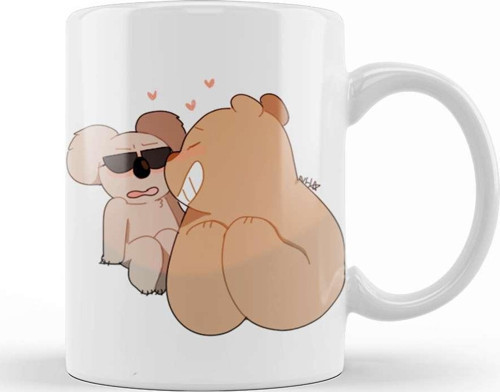Nom Nom We Bare Bears 07 Kupa Bardak Porselen