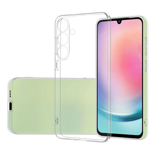 Galaxy A57 Kılıf MKST Süper Silikon Kapak - Şeffaf