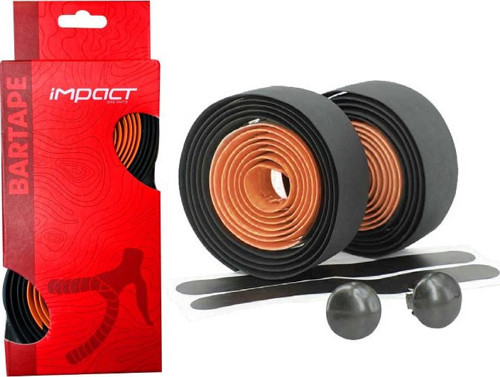 İmpact Duo Bisiklet Gidon Sargı Bandı Siyah Turuncu Çift Renk