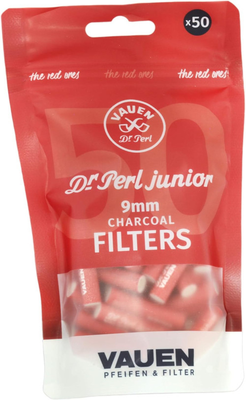 Redones 9mm Kömürlü Pipo Filtresi (50 Adet)