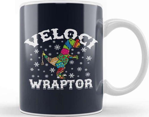 Christmas Veloci Wraptor Kupa Bardak Porselen