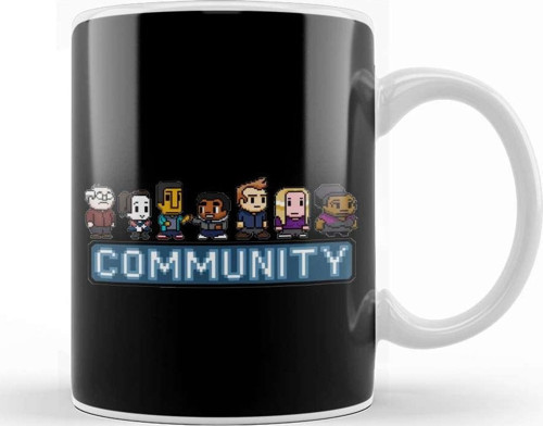 8 Bit Community Logo Kupa Bardak Porselen