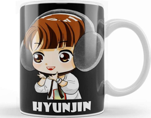 Stray Kids Hyunjin Chibi Kupa Bardak Porselen