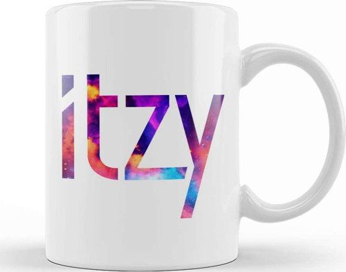 İtzy Font Collage 01 Kupa Bardak Porselen