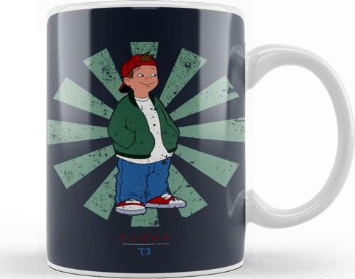 Tj Retro Japanese Recess Kupa Bardak Porselen