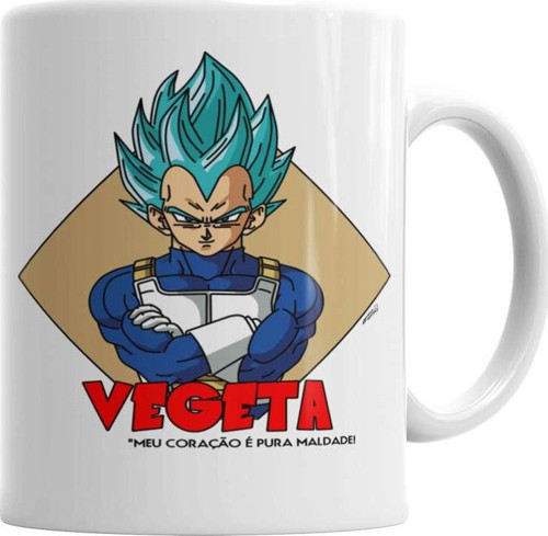Vegeta Meu Pura Maldade Kupa Bardak Porselen
