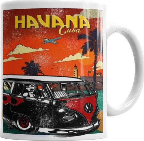 Volkswagen Kombı Havana Kupa Bardak Porselen