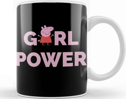 Peppa Pig Girl Power Kupa Bardak Porselen