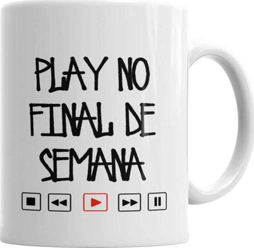 Play No Final De Semana Kupa Bardak Porselen