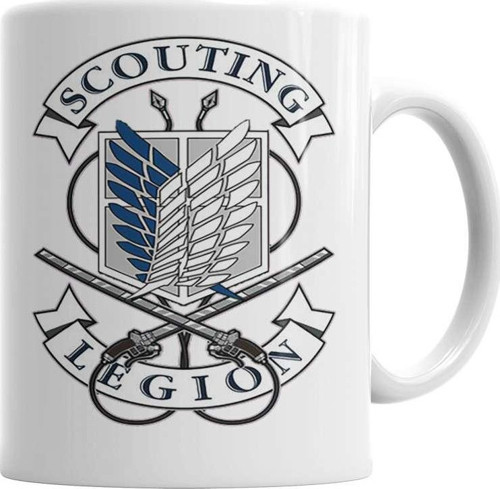Attck On Titan Scoutıng Kupa Bardak Porselen