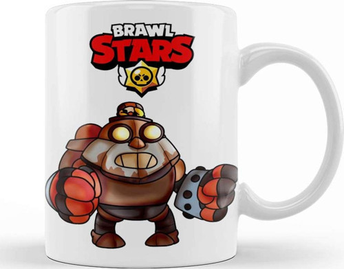 Brawl Stars Mecha Spike Kupa Bardak Porselen