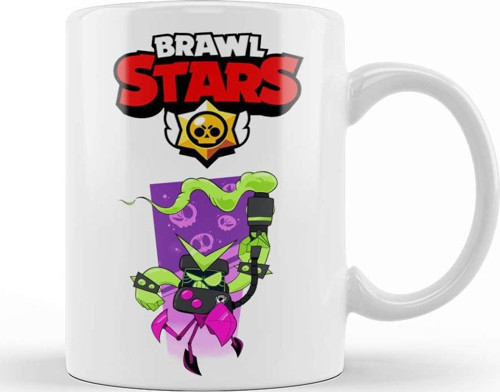 Brawl Stars Virüs 8 Bit Kupa Bardak Porselen