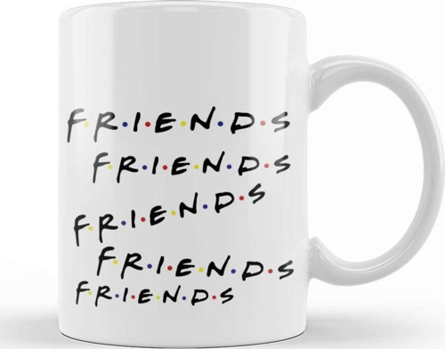 Friends Friends Friends Kupa Bardak Porselen