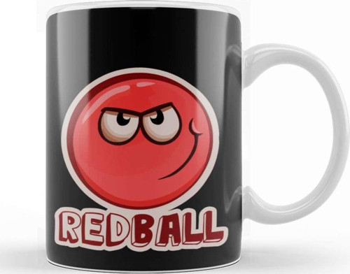 Red Ball 4 The Red Ball Kupa Bardak Porselen