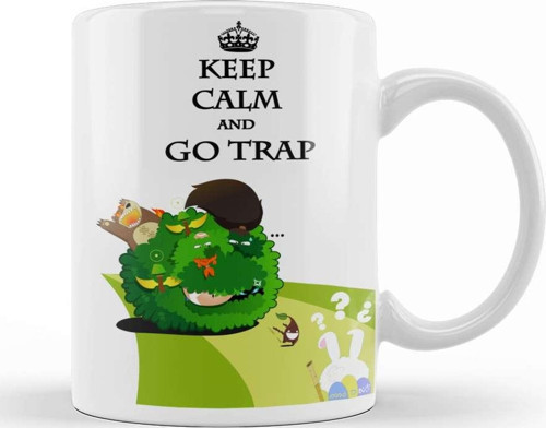 A Melhor Trap Keep Calm Kupa Bardak Porselen