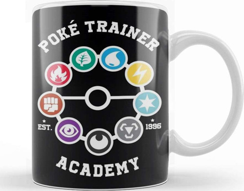 Pokemon Trainer Academy Kupa Bardak Porselen