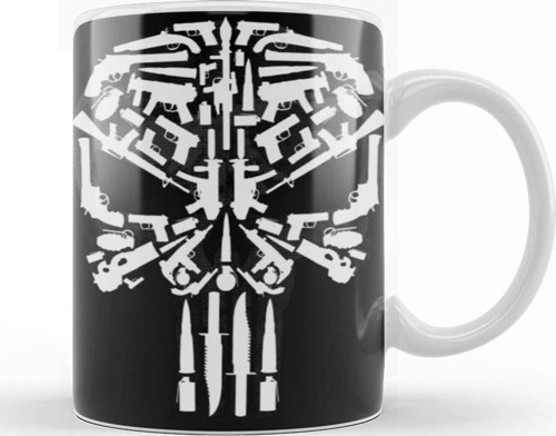 The Punisher Punishment Kupa Bardak Porselen