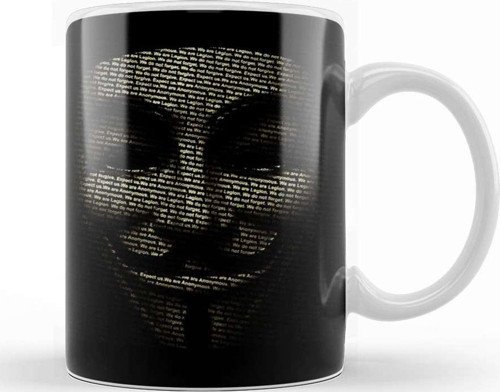 V For Vendetta We Don'T Kupa Bardak Porselen