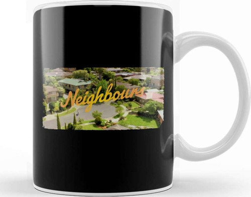 Classic Neighbours Logo Kupa Bardak Porselen