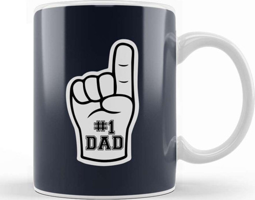 Foam Finger Number 1 Dadkupa Bardak Porselen