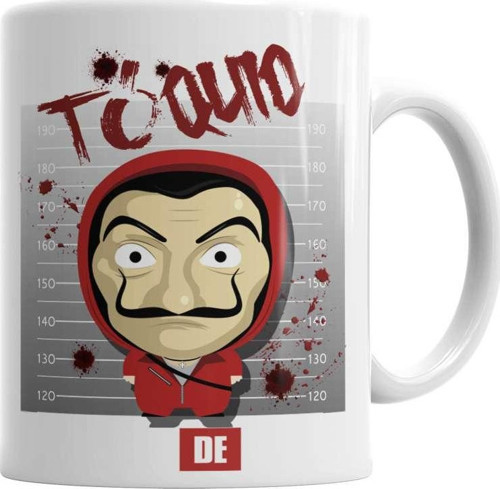 La Casa De Papel 05 Kupa Bardak Porselen