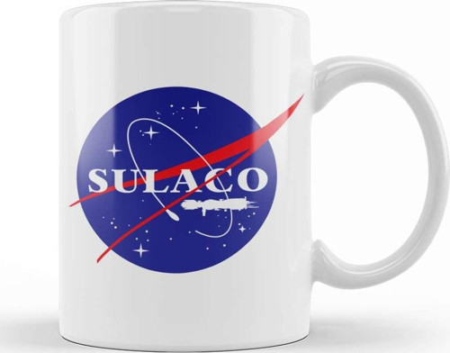 Sulaco Nasa Logo Aliens Kupa Bardak Porselen