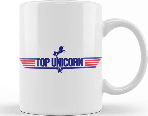 Top Unicorn Top Gun Mix Kupa Bardak Porselen