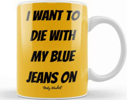 Andy Warhol Quotes Gift Kupa Bardak Porselen