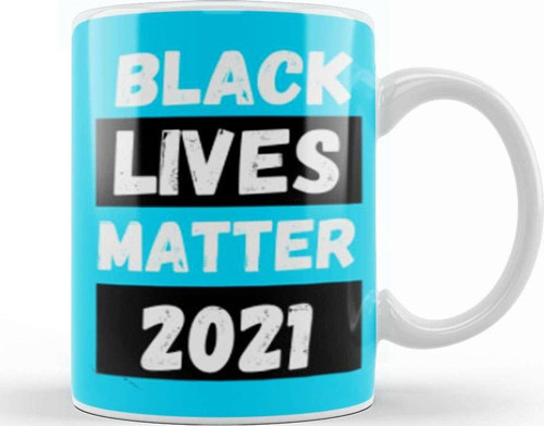 Black Lives Matter 2021 Kupa Bardak Porselen