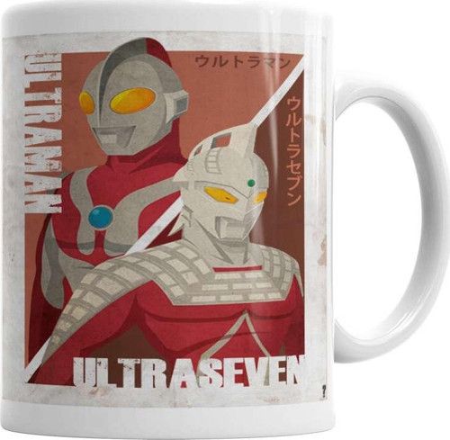 Ultraman Ultraseven Kupa Bardak Porselen