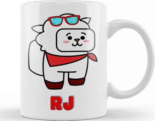 Bts Among Us Bt21 Rj 01 Kupa Bardak Porselen