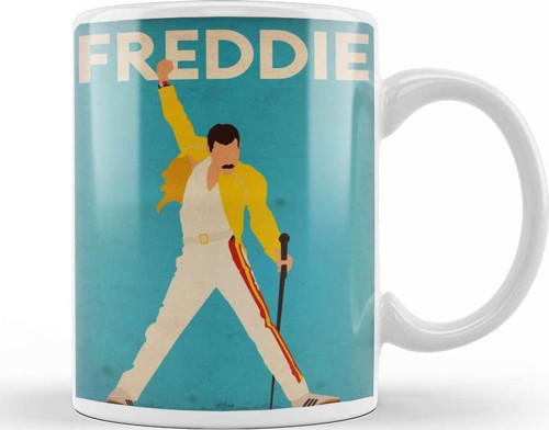 Freddie Mercury Kupa Bardak Porselen (2)
