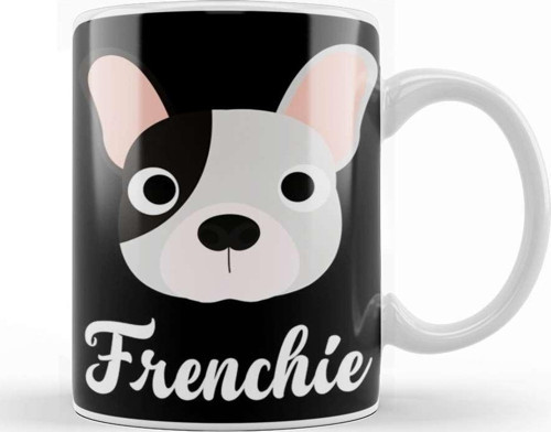 Frenchie French Bulldog Kupa Bardak Porselen