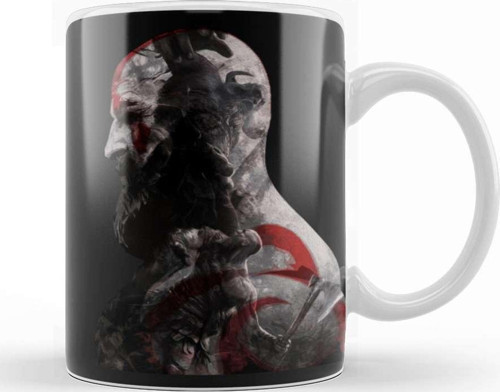 Godofwar God Of War Kupa Bardak Porselen