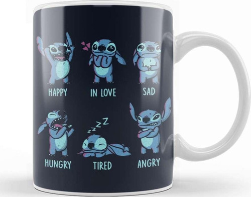 Monster Emotions Stitch Kupa Bardak Porselen