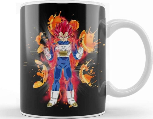 Vegeta Super Saiyan God Kupa Bardak Porselen
