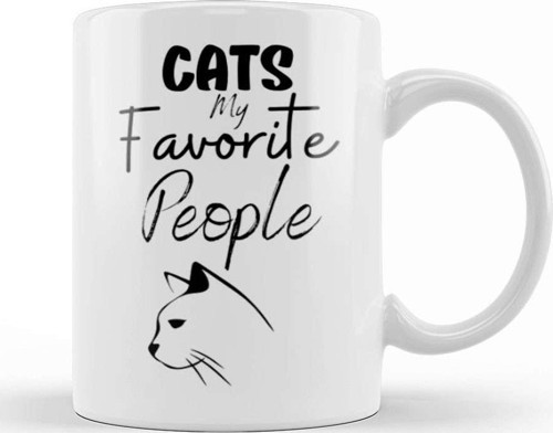 Cat Lover Gifts For Men Kupa Bardak Porselen