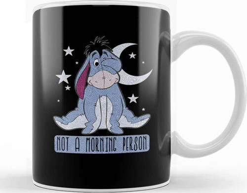 Disney Winnie The Pooh Eeyore Not A Morning Person Kupa Bardak Porselen