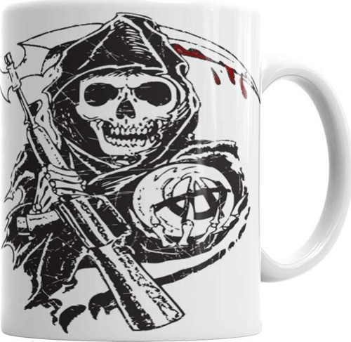 Sons Of Anarchy Reaper Kupa Bardak Porselen