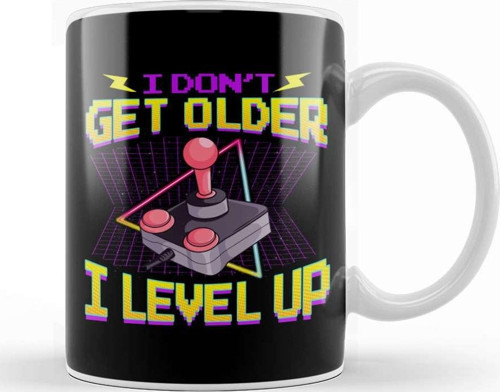 Funny Gaming I Don'T Get Older I Level Up Birthday Kupa Bardak Porselen