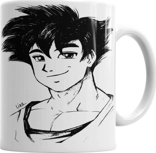 Goku Super Dragon Ball Kupa Bardak Porselen