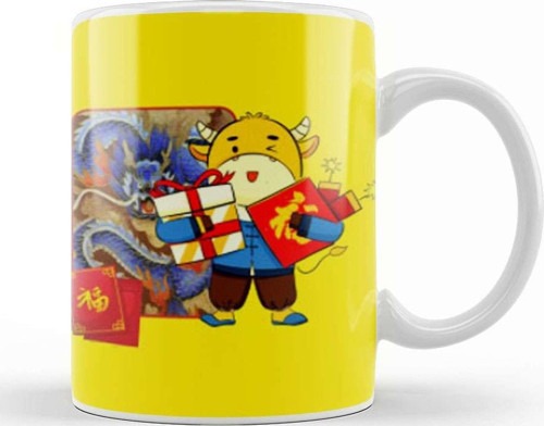Happy Chinese New Year Year Of The Tiger Gıft 2022 Kupa Bardak Porselen
