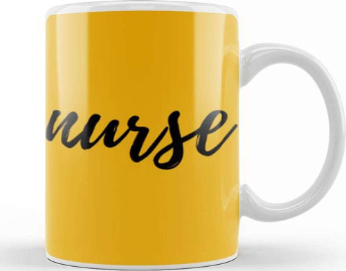 Nurse Gift İdea Funny Saying Quote Nursing Medical Kupa Bardak Porselen